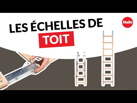 Echelle de toit avec crochet 4m Safety Roof - Hailo France