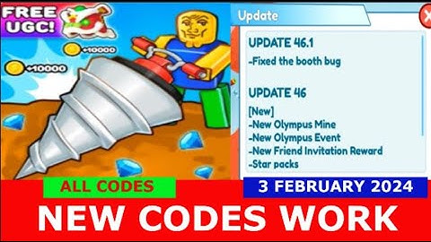 *NEW CODES* [Free UGC] Clicker Mining Simulator ROBLOX | ALL CODES | FEBRUARY 3, 2024