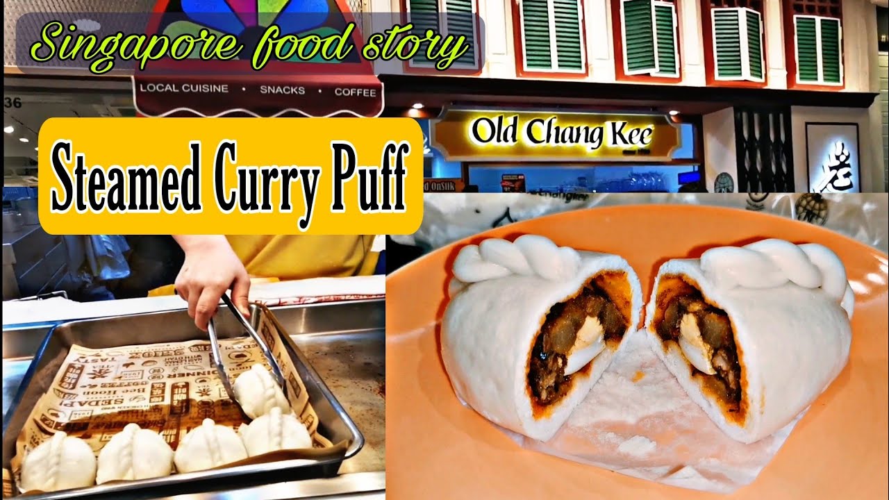 Steamed Curry Puff Old Chang Kee Tanjong Pagar Singapore #steamedcurrypuff #oldchangkeetanjongpagar