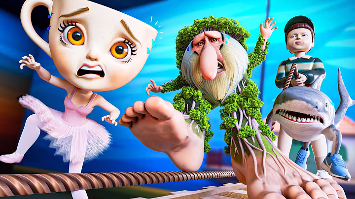 Squid Game 3 contre Ballerina Cappuccina! Italian Brainrot Animation