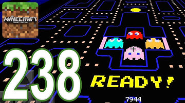 Minecraft: PE - Gameplay Walkthrough Part 238 - PAC-MAN: Mazes 9-10 (iOS, Android)