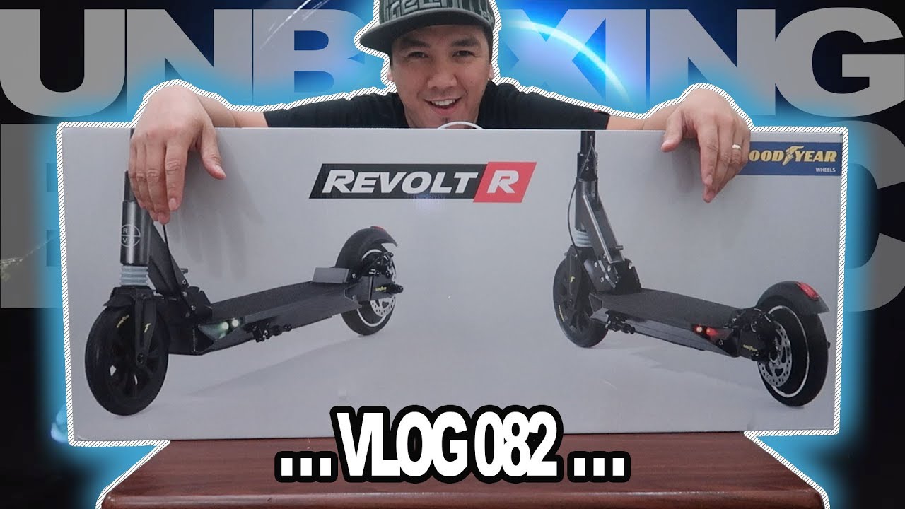 Unboxing Electric Scooter Revoe Revolt R Trial Review Vlog 082 Youtube