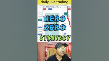 HERO ZERO secret 🤫🤯🔥💸 @traderskingdomm #scalping #livetrading #herozero #explore #trending