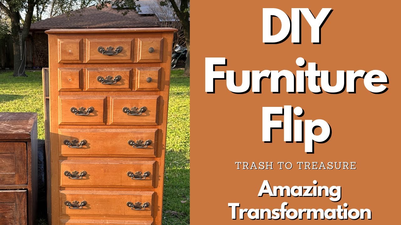 DIY Furniture Flip / Trash to Treasure /Upcycle and Sell YouTube