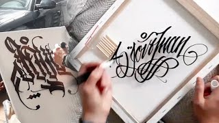 CALLIGRAFFITI - HANDSTYLE PRACTISE COMPILATION | Joviman2405