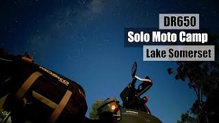 Solo Moto Camp Under The Stars | Lake Somerset Private Bush Camp | DR650