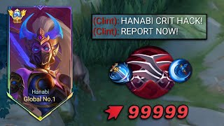 FINALLY!! HANABI BURST CRIT BUILD AND EMBLEM FOR 2024! THEY THINK I'M USING CHEAT!😱 ( MUST TRY! )