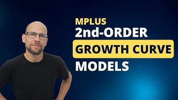 Second-order growth curve model in Mplus