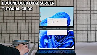 Unlock the full potential of your DUOONE OLED Dual Screen Monitor with this complete tutorial guide!
