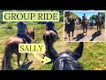 SALLY'S FIRST OUTING AWAY FROM HOME ~ Box up, tack up and ride with me across the countryside