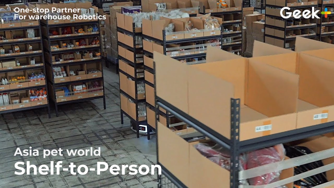 Die Shelf-to-Person-Roboter von Geek+ transformieren die Logistik bei ...