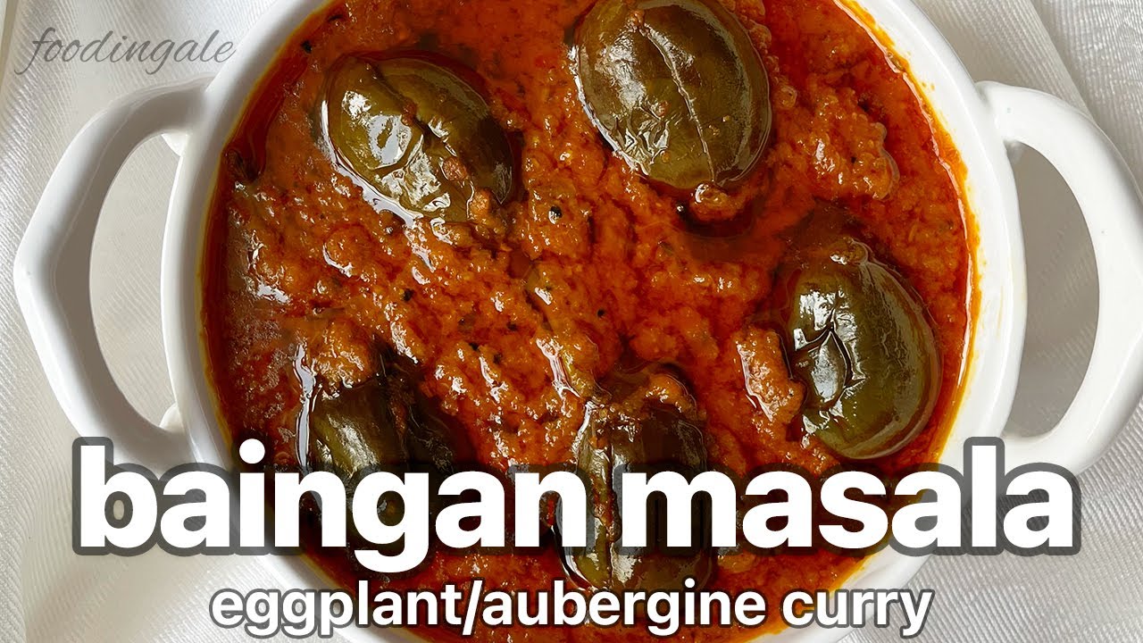 how to make eggplant curry | baingan masala recipe | vankaya recipe | Foodingale