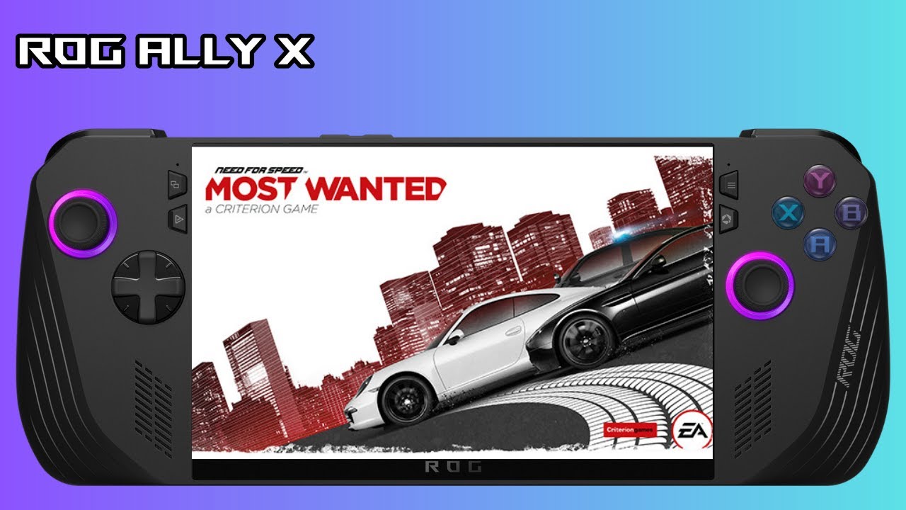 Asus Rog Ally X: Need for Speed: Most Wanted Gameplay - YouTube