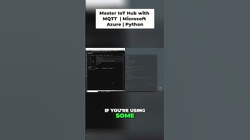 Master IoT Hub with MQTT and Python - Microsoft Azure Demo #microsoft #mqtt