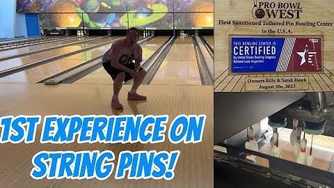 First Time Bowling On String Pins | DP Bowling