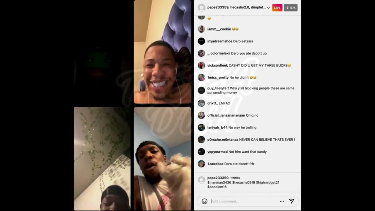 #PLAYBOYS CASHY, MANMAN, POODIE & DARO IG LIVE (PART 1) #nttv #theteaduh