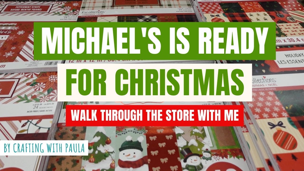Michael's Christmas supplies 2023 - YouTube