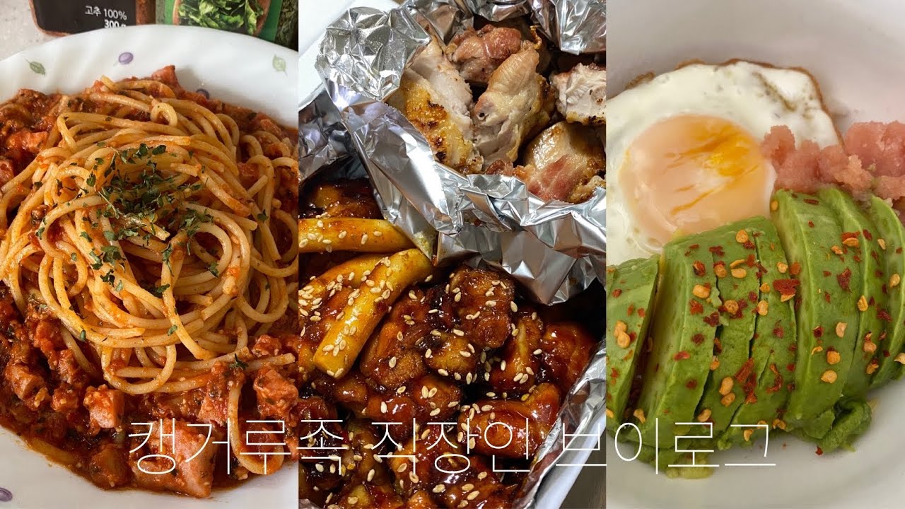 캥거루족 직장인 브이로그🦘 미친 감기, 주6일 출근, 집밥, 독서