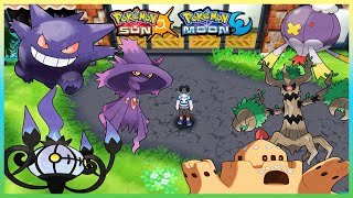 Pokemon Sun Moon - How To Get Gengardrifblimmismagiuschandeluretrevenant Palossand
