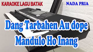 DANG TARBAHEN AU DOPE MANDULO HO [KARAOKE] LAGU BATAK