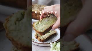 savory zucchini bread #shorts
