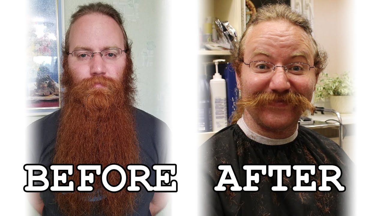 SHAVING MY BEARD AFTER 911 DAYS. MY WIFE'S REACTION. YouTube