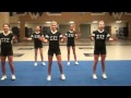 Dvd  basic cheer movements 4  side to side  prance.