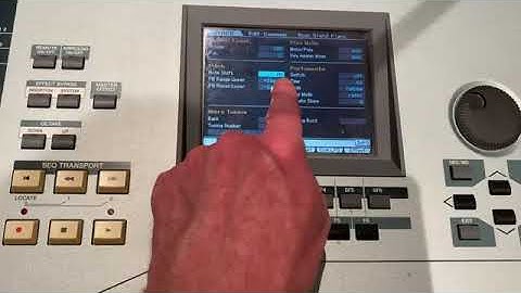 How To Transpose on The Motif ES8