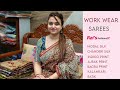 Work wear saree  modal  chanderi  indigo  ajrak  bagru  kalamkari  print 27th april  28aph
