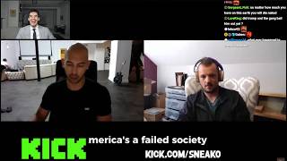 SNEAKO Reacts to Andrew Tate Hating on America