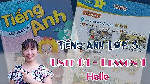 Tiếng Anh lớp 3 - Unit 1: Hello - Lesson 1