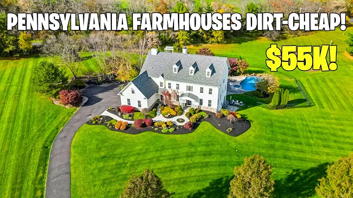 5 DIRT-CHEAP PENNSYLVANIA FARMHOUSES With LAND | Hidden Gems Under $100K! (Starting at $55K!)