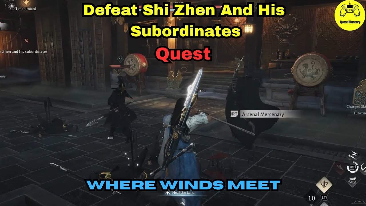 Defeat Shi Zhen And His Subordinates Quest Where Winds Meet