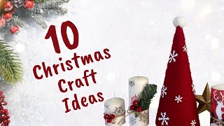 10 Christmas Craft Ideas | Christmas Decorations Christmas Ornaments | Dollar Tree DIYs
