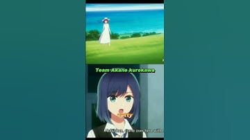 Ruby Hoshino and Mem Cho VS Akane Kurokawa and Kana Arima #shorts #anime
