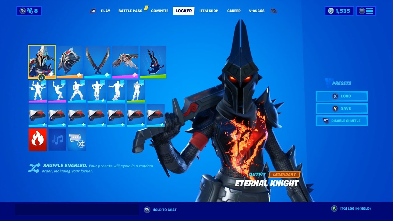 Outfit - Eternal Knight (Black Eternal Knight, Super Level On)