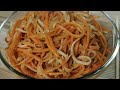 Морковь с дайконом по корейски