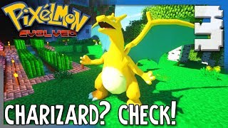 EVOLVING OUR CHARMANDER!! | Pixelmon Evolved Gameplay/Let's Play E3