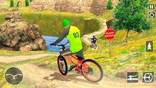 BMX Offroad Bicycle Rider Superhero Stunts Racing Gameplay Android screenshot 1