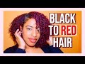 RED HAIR PAINT WAX | Dying dark brown/black hair to dark Red/burgundy hair?