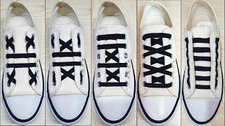 5 Way To Tie Your Shoelaces, How To Tie Shoelaces, Shoe Lacing Styles