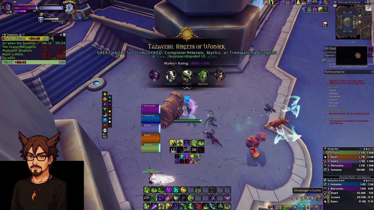 Voice isn't dead anymore! FF7 Remake into WoW All Paladin Raid