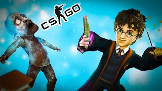 ГАРРИ ПОТТЕР УБЕГАЕТ ОТ МАНЬЯКА В КС ГО!!! ДИКИЙ МАНЬЯК ЛЕВ