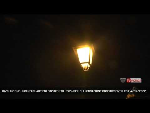 RIVOLUZIONE LUCI NEI QUARTIERI: SOSTITUITO L'80% DELL'ILLUMINAZIONE CON SORGENTI LED | 14/07/2022