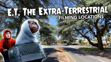 E.T. The Extra-Terrestrial (1982) Filming Locations -Then & Now 4K