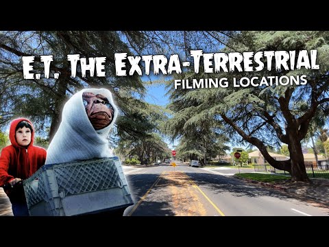 E.T. The Extra-Terrestrial (1982) Filming Locations -Then & Now 4K