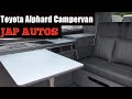 Toyota Alphard Campervan Conversion with Rock and Roll Bed