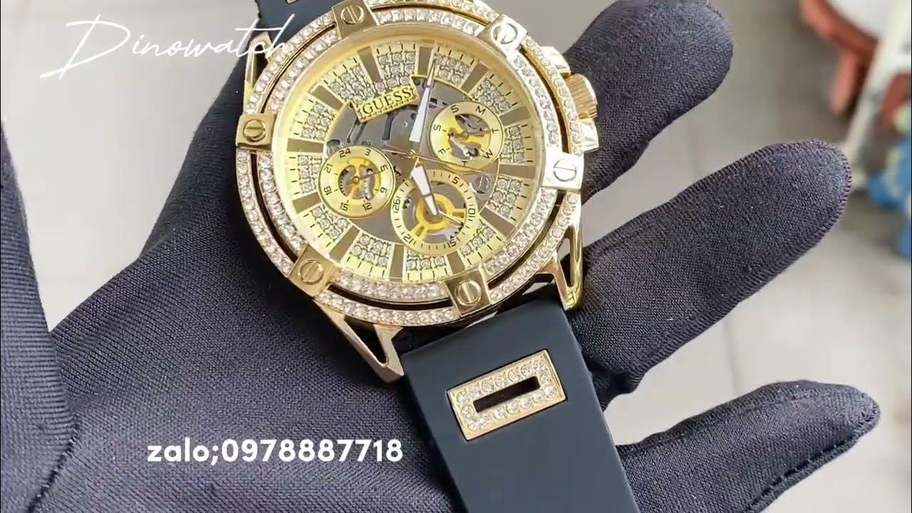 Guess King series GW0537G2 Case 48mm | Couple Watch | Dinowatch - YouTube