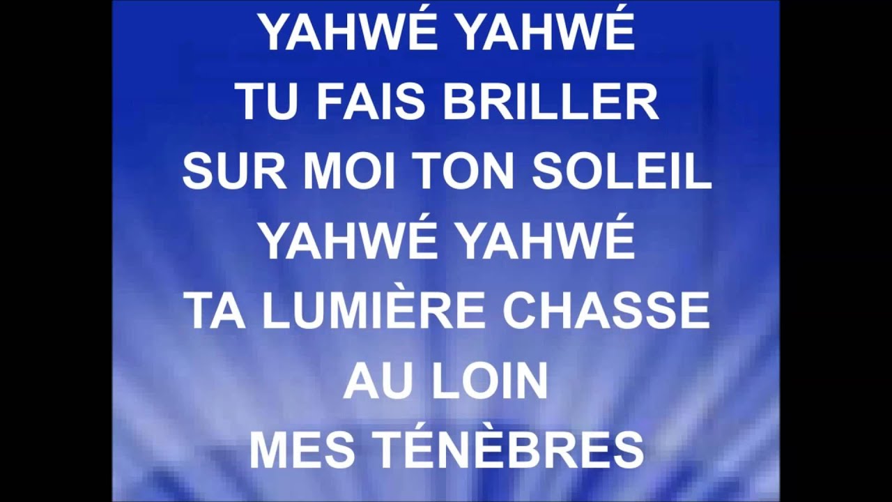 YAHWÉ - Samuel Olivier