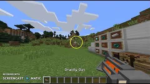 MInecraft Mod Review: Gravity Gun Mod (1.12.2)